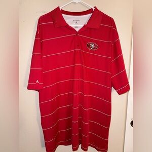 Antigua San Francisco 49ers Red Polo‎ Golf Shirt size XXL